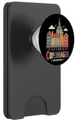 Hand Drawn Copenhagen Denmark Travel Souvenir Landmark Gift PopSockets PopWallet for MagSafe