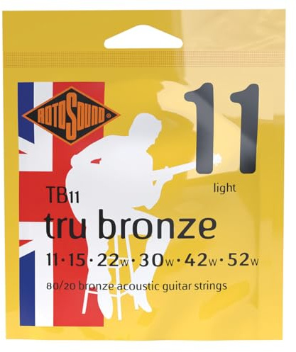 Rotosound TB Tru Bronze Akustikgitarre Satz Light 11-52 TB11