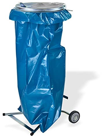 DEMA Müllsackständer Müllsackhalter Müllbeutelständer Mülleimer Abfalleimer 120 L für Veranstaltungen Parkplatz Garage Werkstatt