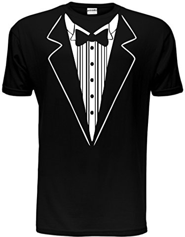 Tuxedo Fancy Dress Funny Mens T-Shirt Unisex X-Large Black