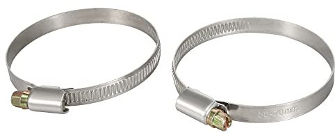 sourcing map 10Stck. Schlauchklemmen 50-70mm Klemmbereich 8mm Breit Stahl Schlauchschelle DE de
