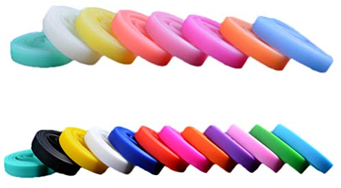 STOBOK Multicolor silikon Armband leucht Sport Armband gummibänder 20 stück