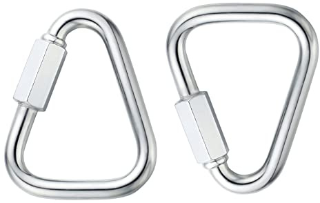 Delta Quick Link Triangle Locking Carabiner 3/8 M10 10MM 2PCS