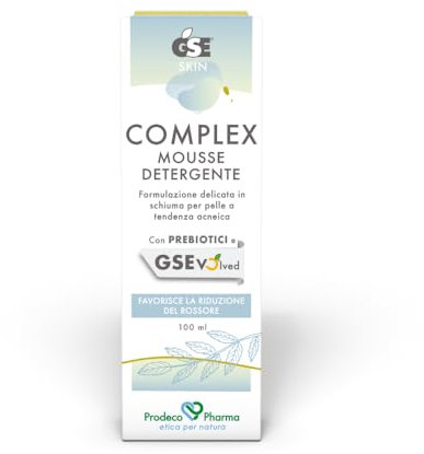 Prodeco Pharma GSE SKIN COMPLEX MOUSSE DETERGENTE 100 ML - Formulazione Delicata in Schiuma per Pelle a Tendenza Acneica