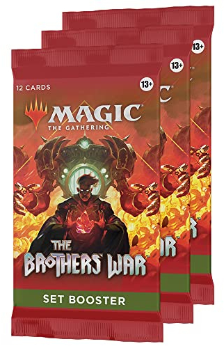 Magic: The Gathering The Brothers’ War Set Booster 3-Pack (Englische Version)