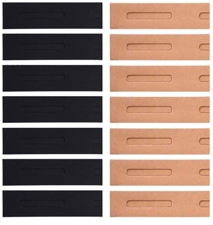 Tofficu 40 Stück Kraftpapier Stifthüllen 15.50 X 4.00 cm Einzelstift Schutzhülle Stiftverpackung Geschenkverpackung Für Büro Schule Und Geschäft