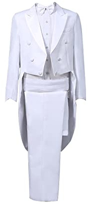 Abiti da Sposo Slim Fit Uomo Eleganti per Spettacolo Magico, Giacca da Cerimonia con Coda, Giacca da Cosplay, Giacca da Cerimonia Elegante, Giacca da Principe per Festa, Blazer Ricamato, Cappotti da