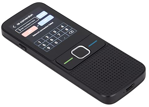 WiFi Smart Voice Translator, 138 Online Sprachen 14 Offline Sprachen 44 Sprachen Fotoübersetzung Text und Sprachübersetzer 2G+32G (Schwarz)