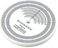 Alnicov LP estroboscopio disco tocadiscos calibración disco estroboscópico velocidad de ajuste con tacómetro de doble cara para amantes de los discos LP