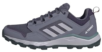 adidas Femme Tracerocker 2.0 Trail Running Shoes, Aurora Plum/Glory Grey/Semi Impact Orange, 40 EU