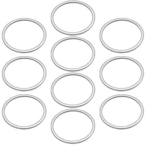 eMagTech Lot de 10 bagues de réduction de scie - 25,4 à 22,2 mm - Bagues d'alésage de lame de scie - Pour disques de coupe - Outils de menuiserie