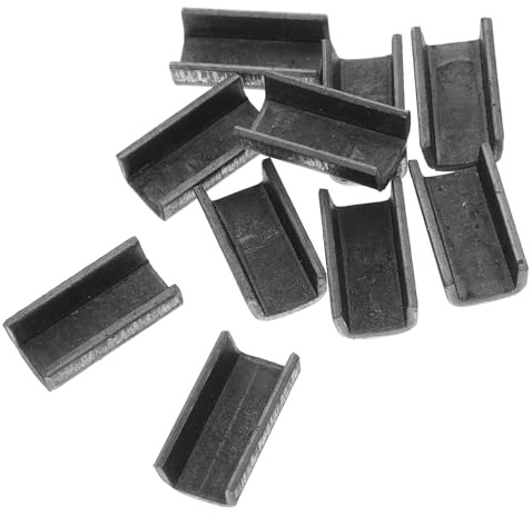 Sosoport Clip para Azada de Hierro de Jardín 10 Piezas, Accesorios para Herramientas Manuales, Soporte Resistente para Mango de Azada, Uso en Jardinería y Excavación, Fijación Firme