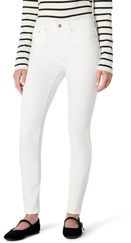 Amazon Essentials Women's High-Stretch High-Rise Skinny Jeans, White, 8