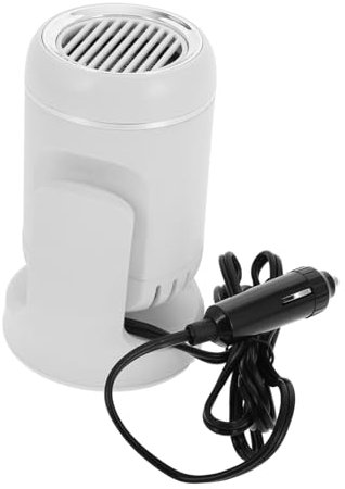 MAGICLULU Elektrische Autoheizung Tragbare Autoheizung Windschutzscheibenheizung Für Autos Auto Defroster Winterheizung Fürs Auto Heizgeräte Für Wohnmobile Lkw-abtauwärmer Abs Black