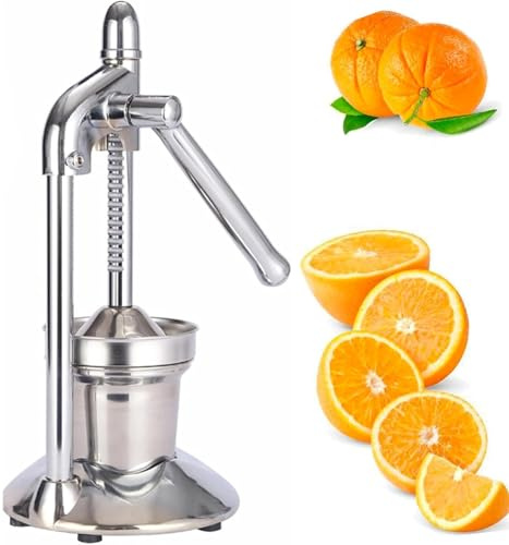 Presse-agrumes Manuel En Acier Inoxydable, Outil D'extraction Pratique Et Efficace For Oranges, Citrons Verts, Citrons Et Grenades, For Un Usage Domestique Et Professionnel.