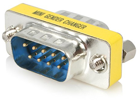 StarTech.Com Convertitore di Genere Seriale Slimline DB9, M/M