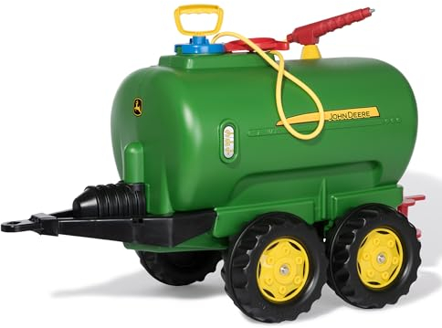 Rolly Toys rollyTanker John Deere Tankwagen (für Kinder 3-10 Jahre, mit Pumpe und Spritze, 30 Liter, Auslaufhahn) 122752, grün