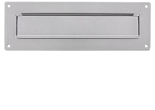 Burg-Wächter Porta 796 Si Feritoia Bucalettere con Targhetta, Argento