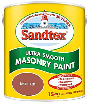 Sandtex Retail Ultra Smooth Masonry Brick Red 2.5 L