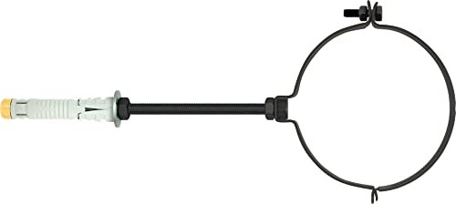 Collare per tubi stufe a pellet 8 cm - nero opaco