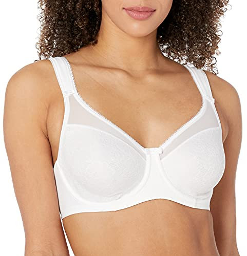 Berlei Women's Beauty Minimiser Full Cup Everyday Bra, White, 40G