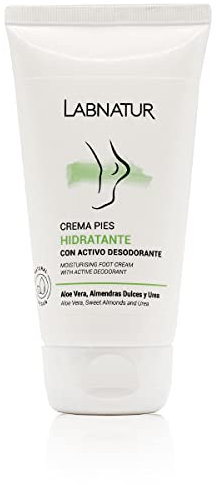 Labnatur Crema Hidratante para Pies 150ml – Con Aloe Vera, Urea y Karité – Suaviza Talones, Hidrata y Reduce Mal Olor – Natural, Vegano y Hecho en España