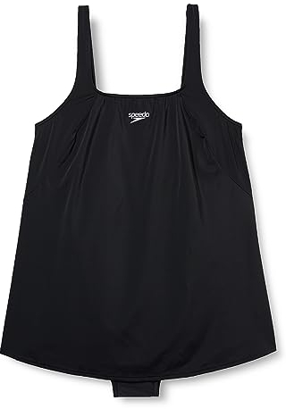 Speedo Donna Eco Endurance+ Kickback Costume intero, Nero, 34