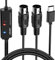 LEKATO Type-C MIDI Kabel Midi type C Kabel Interface Konverter, 5 Polig In Out Midi zu USB Adapter für MIDI Controller/E Piano 6.5FT/2M