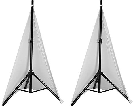 Cubierta universal para soporte de altavoz de luz DJ, soporte de trípode de doble cara, cubierta de tela elástica, 2 unidades
