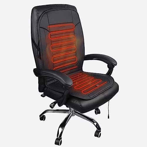 OLYDON Beheiztes Sitzkissen mit druckempfindlichem Schalter und Überhitzungsschutz-Thermostat, mit Netzteil, für Bürostühle, Zuhause usw