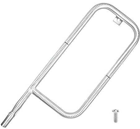 MGiessca 41862 Bruciatore per barbecue a gas Weber Q200 Q220 Q2000 Q2200, 69956, tubo bruciatore in acciaio inox per Weber, 60041 52 cm, pezzi di ricambio per Weber Q200