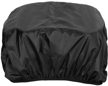 Ronyme Fahrradkorb Hinten Regenschutz Mit Elastische Kordel - Abdeckung für Mountainbikes, Schwarz, L