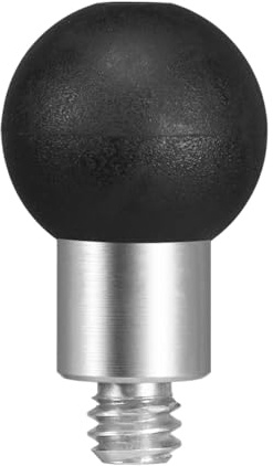 FANAUE B-17DG 17mm Kugel Adapter mit 1/4-Gewinde, kompatibel mit Garmin GPS Halterung 17mm-Kugel Doppelbuchsenarm für Fahrrad-Handyhalter und Motorrad-Handyhalter-Zubehör