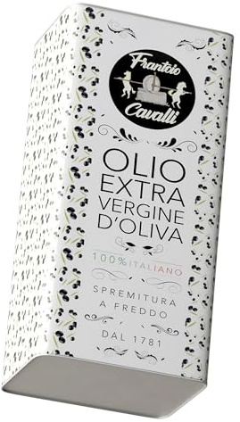 NUOVO Olio Extravergine di Oliva Italiano Frantoio Cavalli - Dal 1781 Olio EVO Spremuto a Freddo - Latta 5L