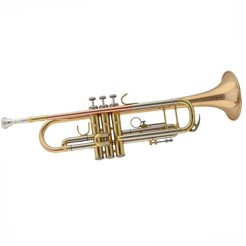 Trompete B-Dur Blasinstrument Tragbares Messing Langlebiger Klang Reiche Trompete