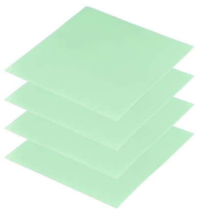 PATIKIL Thermal Pads 100x100x0.5mm, 4 Pack Silicone Cooling Thermal Pad for CPU GPU IC PCIe M.2 2280 SSD NVMe Heatsink, Green