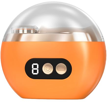 ricaricabile - Taglierina elettrica a 3 velocità, modellatore per unghie liscio, strumento per toelettatura assistito da LED, batteria portatile | Efficiente per anziani, bab