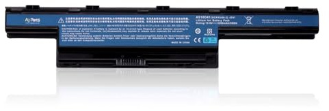 AS10D41 Laptop Battery for Acer Aspire 4741 4750 5551 5733 5750 5755 7250 TravelMate Series | 10.8 V 5200 mAh 56 Wh Li-ion 6-Cell Replacement by AJ Parts UK