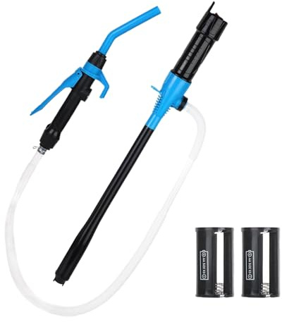Zestivra Pompe de de Liquide à Batterie | Extracteur de Siphon à Fluide - Pompe De Électrique Pour Liquides - pour Aquarium Bateau Voiture Camping-Car Générateur Tondeuse à Gazon Chantier de