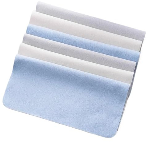 Gamuza Limpia Gafas 10 paños de Limpieza antivaho for Gafas y Pantallas. Paño Microfibra Que no Raya Las Lentes