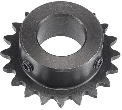 sourcing map 20 Dientes Piñón Tipo B Único Filamento 1/4 Paso 17mm Calibre