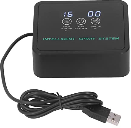 Smart Touch Screen Humidifier with Timer - Adjustable Misting System for Terrariums - Automatic Mister for Chameleon Reptiles