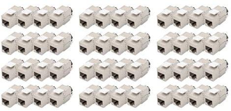 Digitus Keystone Module cat. 6A Shielded - 48 Pieces - RJ45 - Multi-Design - 500 MHz 10G Base-T - Tool Free