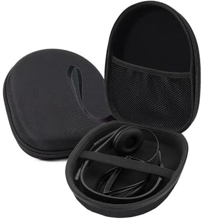 Custodia rigida da viaggio per cuffie Logitech H390 H540 H340 H570e H151/per Jabra Evolve 40/20 UC/Evolve2 30/Poly Voyager Focus 2 UC 4320 UC/per Blackwire 3210