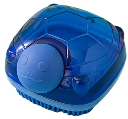 Esponja limpiadora de silicona para ducha, exfoliante exfoliante, cepillo de baño de ducha, limpiador corporal con dispensador de gel de ducha, cepillos corporales portátiles y dispensador de gel de