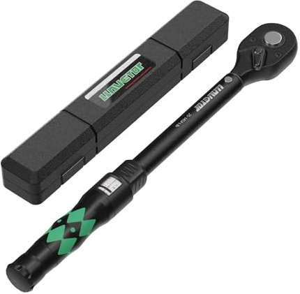 LLAVETOR 1/2 Drehmomentschlüssel Auto, 30-210Nm, ±3% Fehlergenauigkeit, 72 Zähne Umschaltknarre (1/2 Zoll)