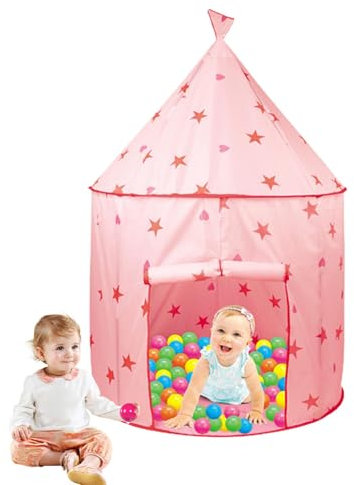 Carpa sensorial de 1160 g con 25 bolas - Carpa sensorial para niños en interiores, Carpa de esquina sensorial calmante | Tienda sensorial de 95x95x135cm para niños autistas con pelotas, tienda de jueg
