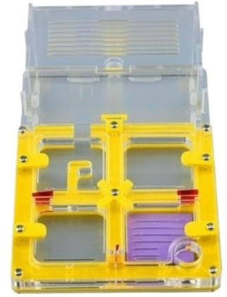 FENGJISUN Ameisenfarm Ameisen Farm Ant Castle Acryl Ant Farm Feuchtigkeitsspendende Display Box Lebensraum Ant Nest Farm Ameisenfarm Erwachsener(Yellow)