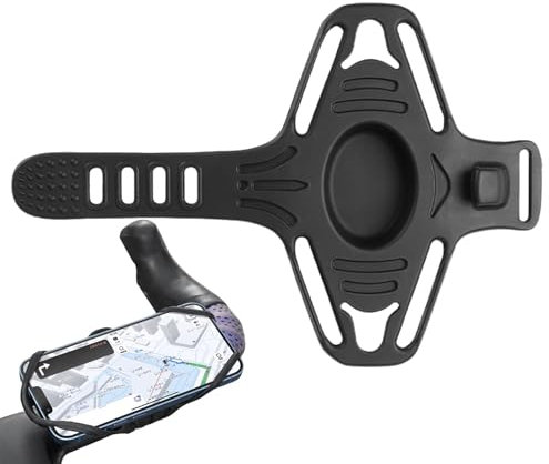 Nbbwwu Vibrationsdämpfer Motorrad-Telefonhalterung, Motorrad-Telefonhalterung stoßfest - Verstellbarer Zellenhalter,Motorrad-Handyhalterung, verstellbarer Handyhalter, Roller-Lenker-Halterungsclip für