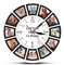 hadefa Horloge murale personnalisée, 12 photos collage horloge maison, horloge murale alimentée par piles pour salon, chambre à coucher, décoration de salle à manger, 30,5 cm (12 photos)